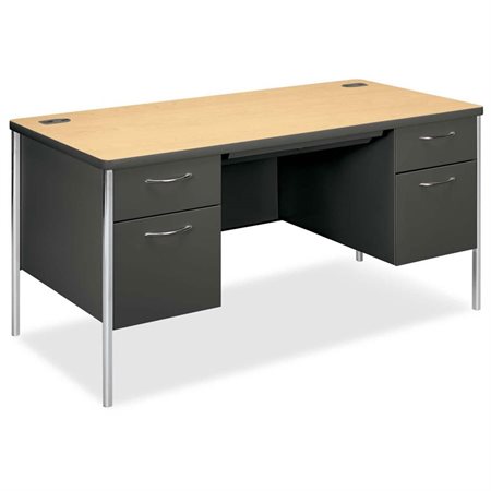 Mentor Double Pedestal Desk, 60"W