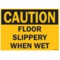 Écriteau Slippery When Wet OSHA