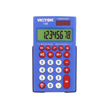 Calculatrices de poche à 8 chiffres avec écran extra large