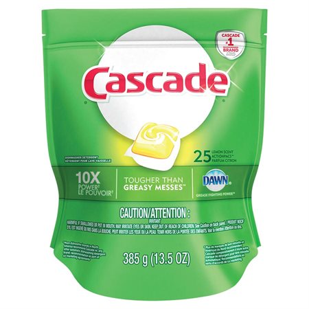 Cascade 2-in-1 Action Pacs® Dishwasher Detergent