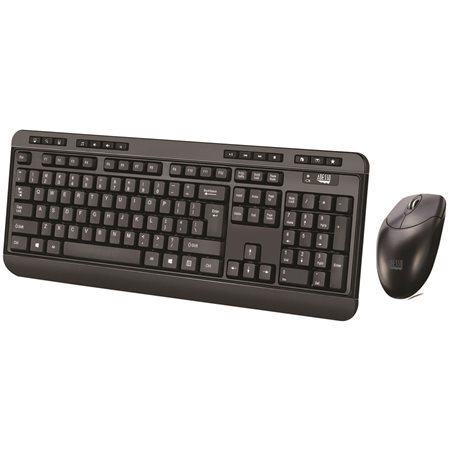 Ensemble clavier et souris sans fil antimicrobien Adesso