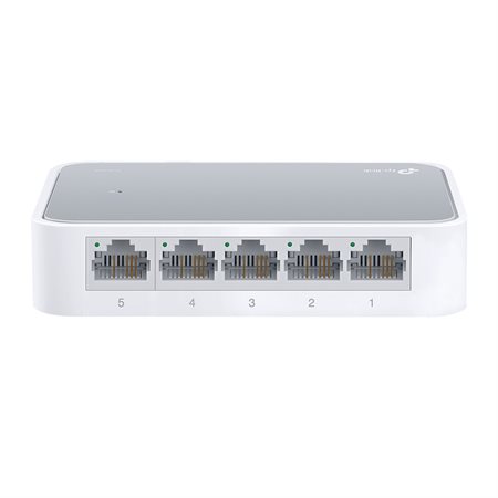 Commutateur 5 ports 10 / 100Mbps | Support de bureau