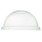 PLA Compostable Clear Dome Lid With Hole