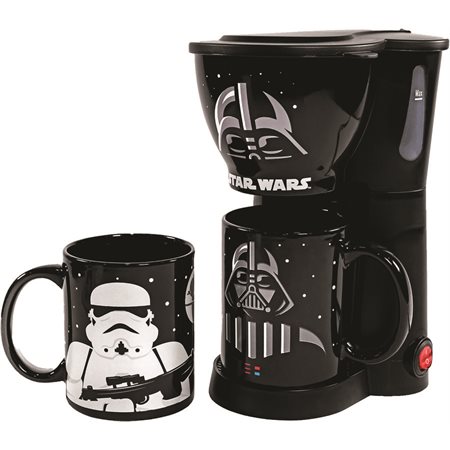 Cafetière avec 2 tasses Dark Vador de La Guerre des Étoiles