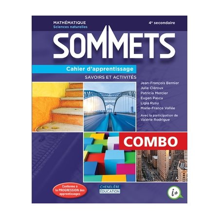 Sommets SN - 2e cycle (4e secondaire) - COMBO - Cahier d'apprentissage - Version imprimée ET numérique
