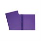 Portfolio poly mauve avec attaches (Duo-tang) 