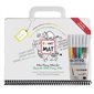 Mini Funny Mat® travel set with 6 markers