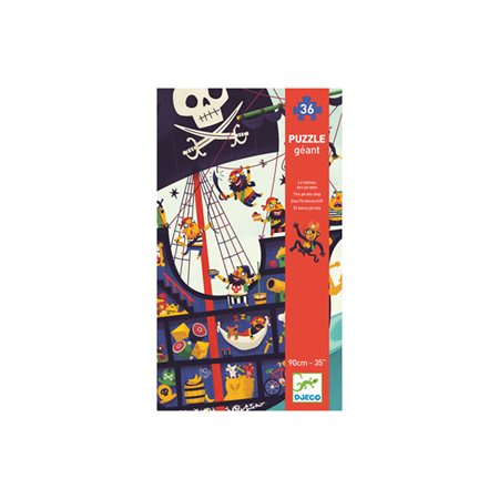 Giant Puzzle DJECO - Pirate Ship (36 pieces)