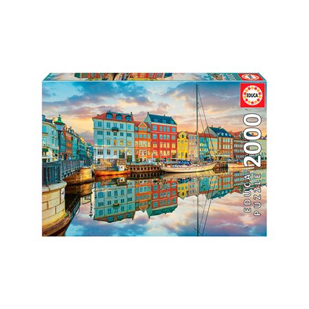 Puzzle 2000 pieces - Port of Copenhagen