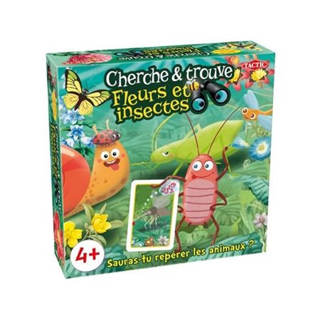 Jeu Cherche & trouve Fleurs et insectes