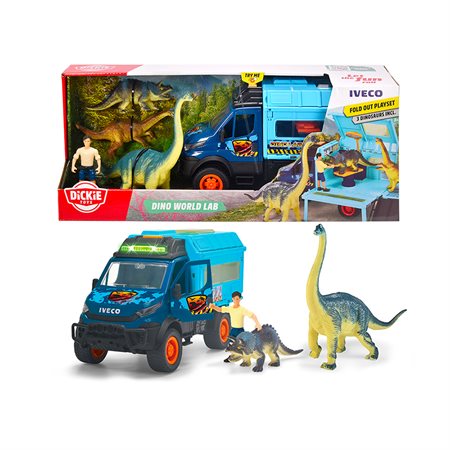 Dickie - Dino World Lab Light and sound 26 cm 1:24