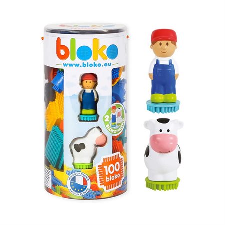 Bloko - Tube de 100 pièces - Ferme