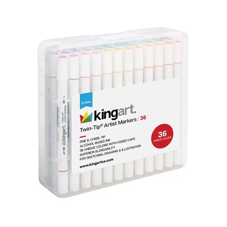 Twin Tip Artist Markers - 36 colors