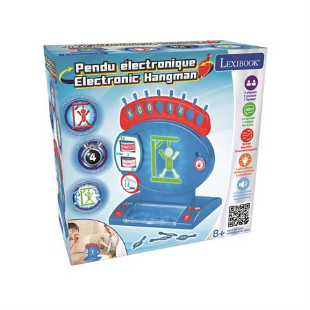 Lexibook - Electronic Hangman game lights and sounds - Multilingual version