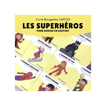 Carte Bougeotte - Super-Héros