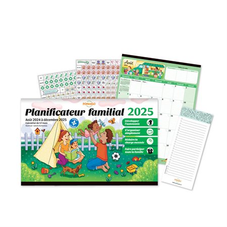 Planificateur familial 2025 Pomango