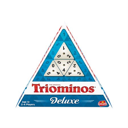 Jeu Triominos-De luxe trilingue Ang / Fra / Esp.