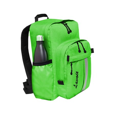 Sac à dos Lavoie Chic Choc Vert fluo