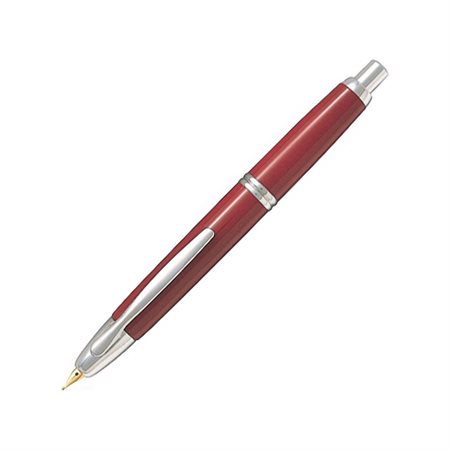 Stylo plume Capless rodhium rouge (pointe médium)