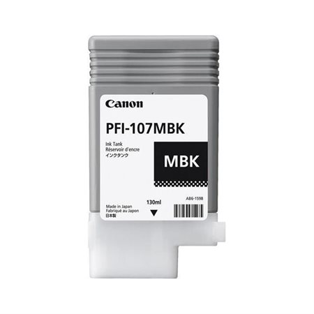 Cartouche Canon PFI-107MBK noir mat 130ml