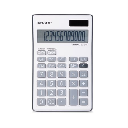 Calculators EL124TBGY Twin Power 12-digit Display