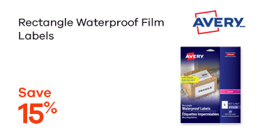 Rectangle Waterproof Film Labels