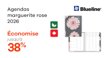 Agenda quotidien marguerite rose
