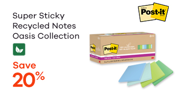 Super Sticky Recycled Notes