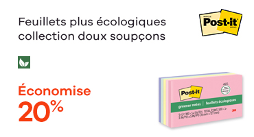 Feuillets plus écologiques Post-it