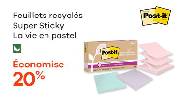 Feuillets recyclEs Post it