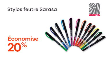 Stylos feutre Sarasa
